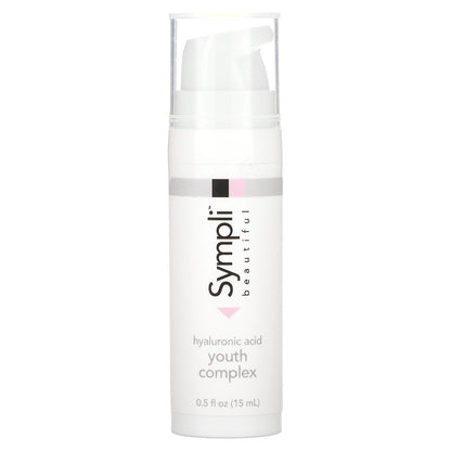 Sympli Beautiful, Hyaluronic Acid Youth Complex, Trial Size, 0.5 fl oz (15 ml)