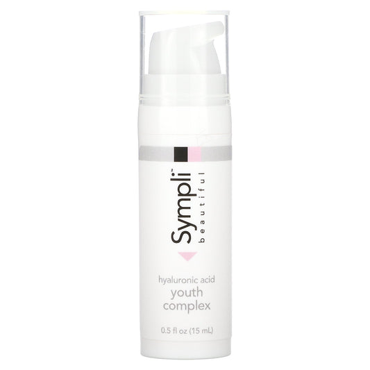 Sympli Beautiful, Hyaluronic Acid Youth Complex, Trial Size, 0.5 fl oz (15 ml)