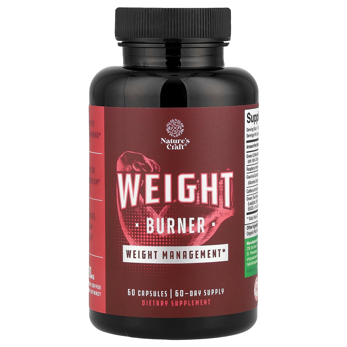 Nature's Craft, Weight Burner, 60 Capsules