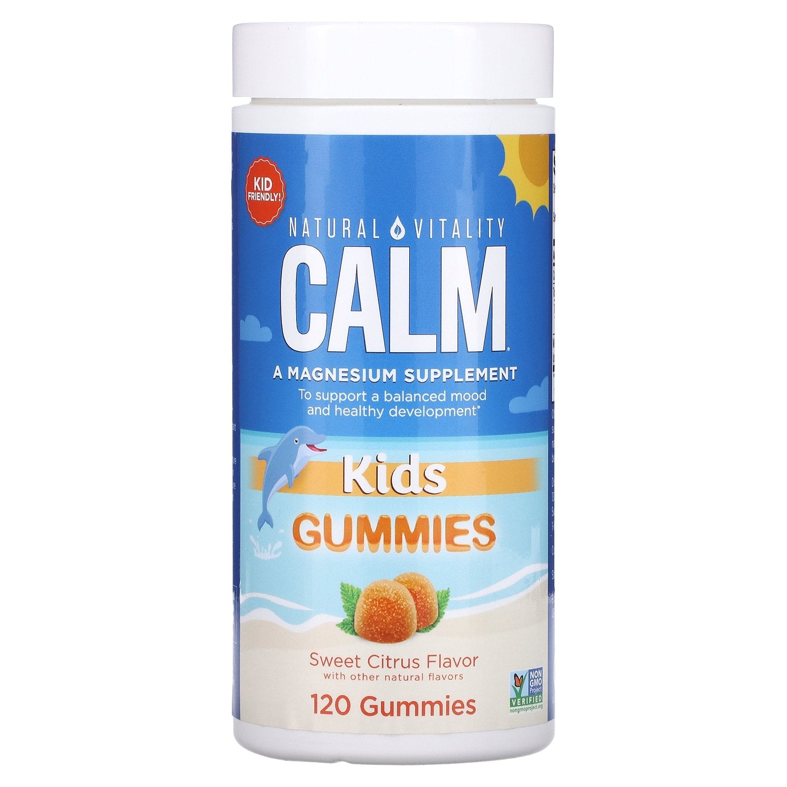 Natural Vitality, CALM, Kids Gummies, Sweet Citrus, 120 Gummies