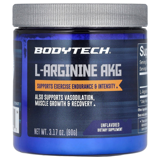 BodyTech, L-Arginine AKG, Unflavored, 3.17 oz (90 g)