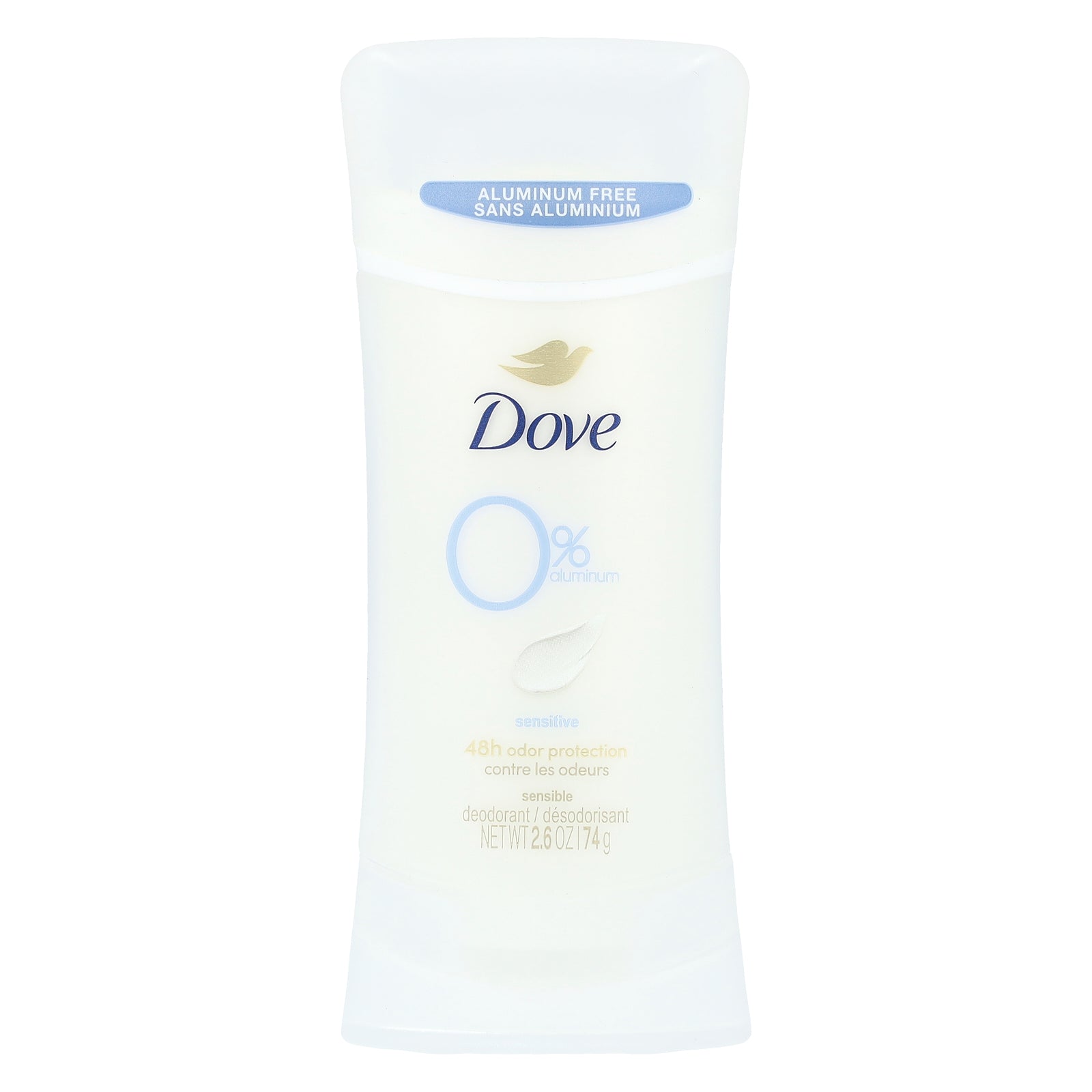 Dove, Aluminum Free Deodorant, Sensitive, 2.6 oz (74 g)