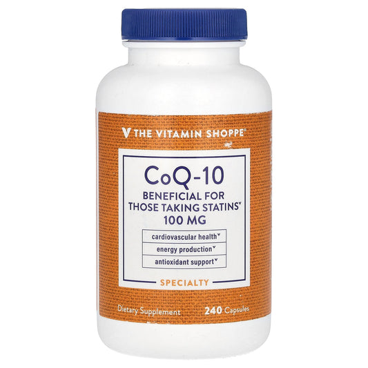 The Vitamin Shoppe, CoQ-10, 100 mg, 240 Capsules