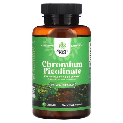 Nature's Craft, Chromium Picolinate, 200 mcg, 90 Capsules