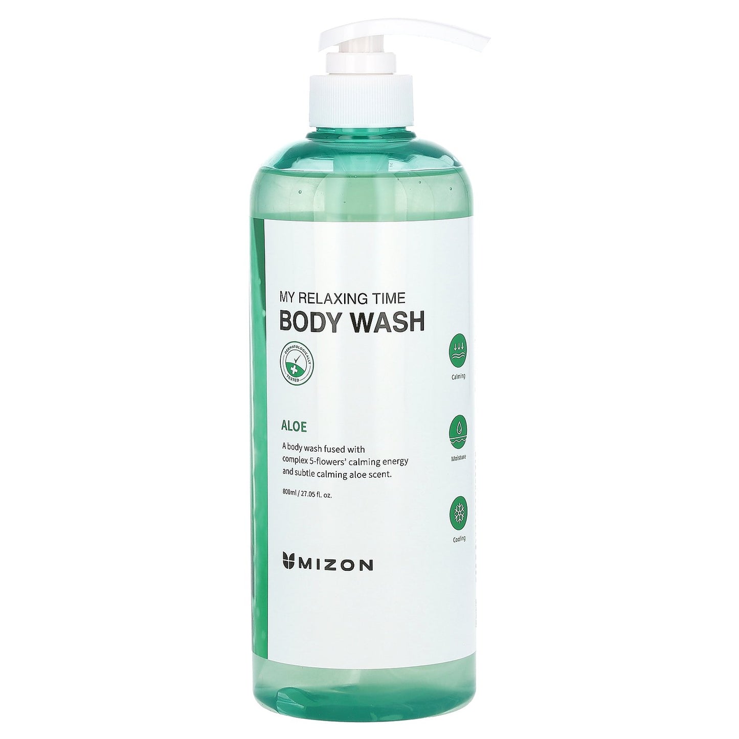 Mizon, My Relaxing Time Body Wash, Aloe , 27.05 fl oz (800 ml)