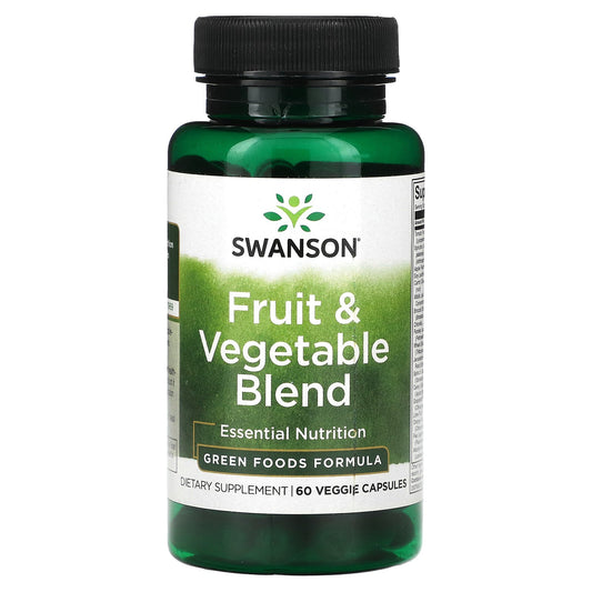 Swanson, Fruit & Vegetable Blend, 60 Veggie Capsules