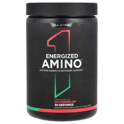 Rule One Proteins, Energized Amino, Watermelon, 9.52 oz (270 g)