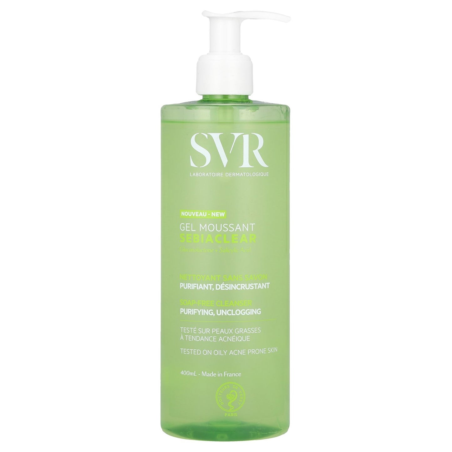SVR, Sebiaclear Soap-Free Cleanser, 13.5 fl oz (400 ml)