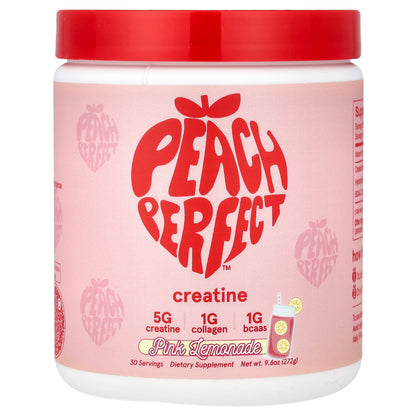 Peach Perfect, Creatine, Pink Lemonade, 9.6 oz (272 g)