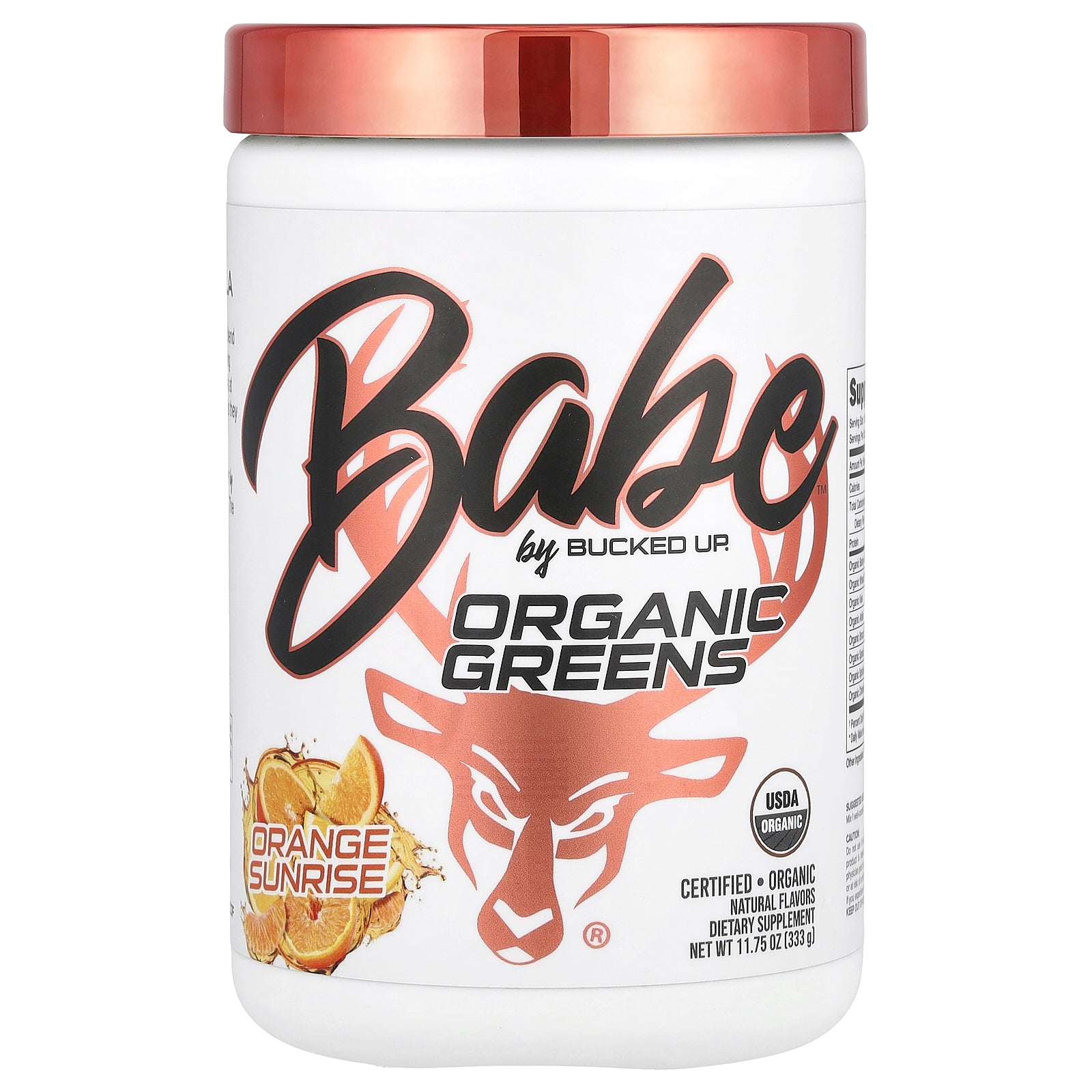 Bucked Up, Babe, Organic Greens, Orange Sunrise, 11.75 oz (333 g)