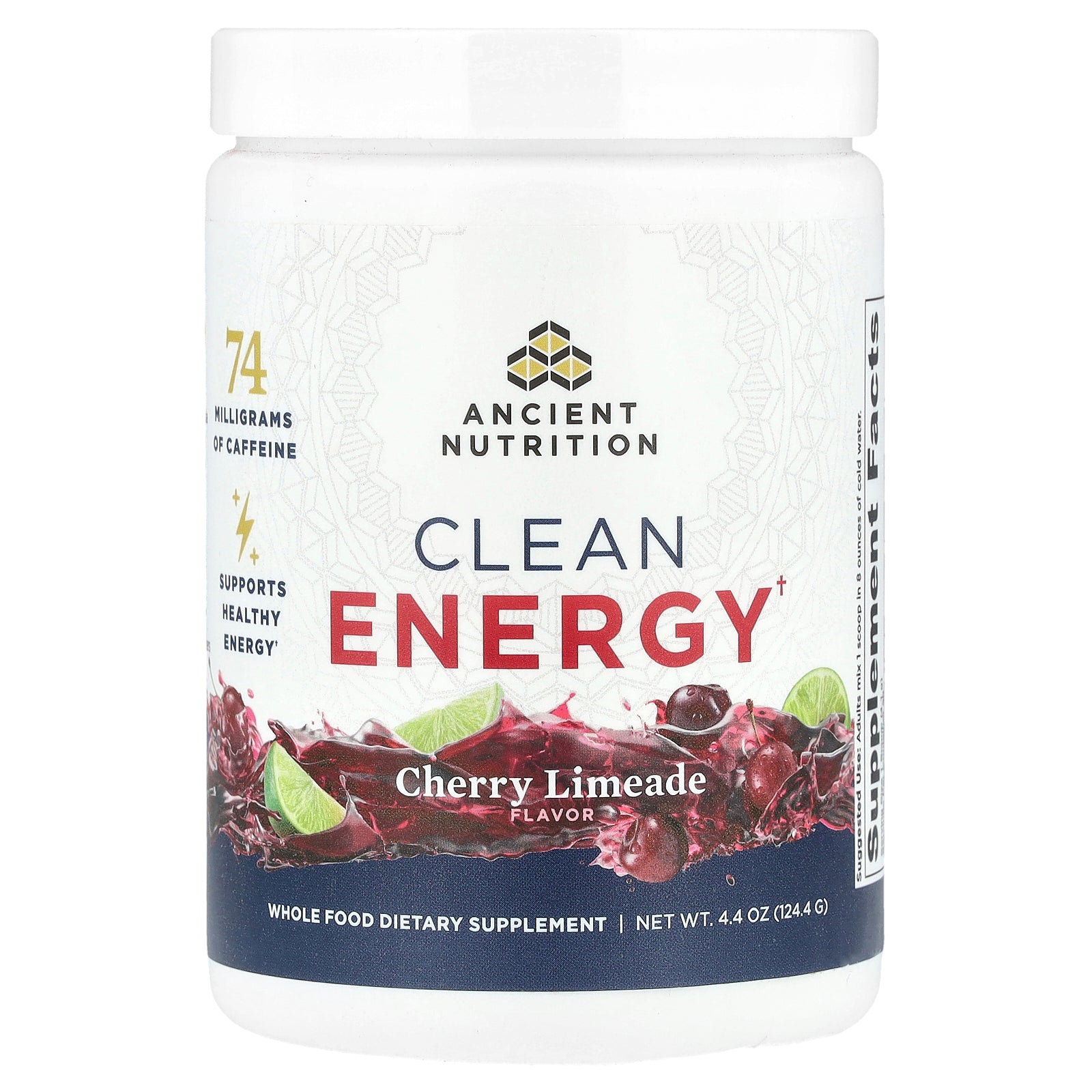 Ancient Nutrition, Clean Energy, Cherry Limeade , 4.4 oz (124.4 g)