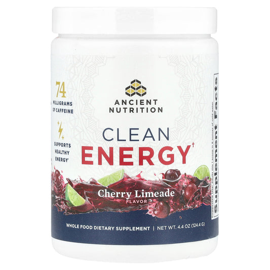 Ancient Nutrition, Clean Energy, Cherry Limeade , 4.4 oz (124.4 g)