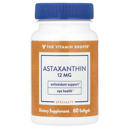 The Vitamin Shoppe, Astaxanthin, 12 mg, 60 Softgels