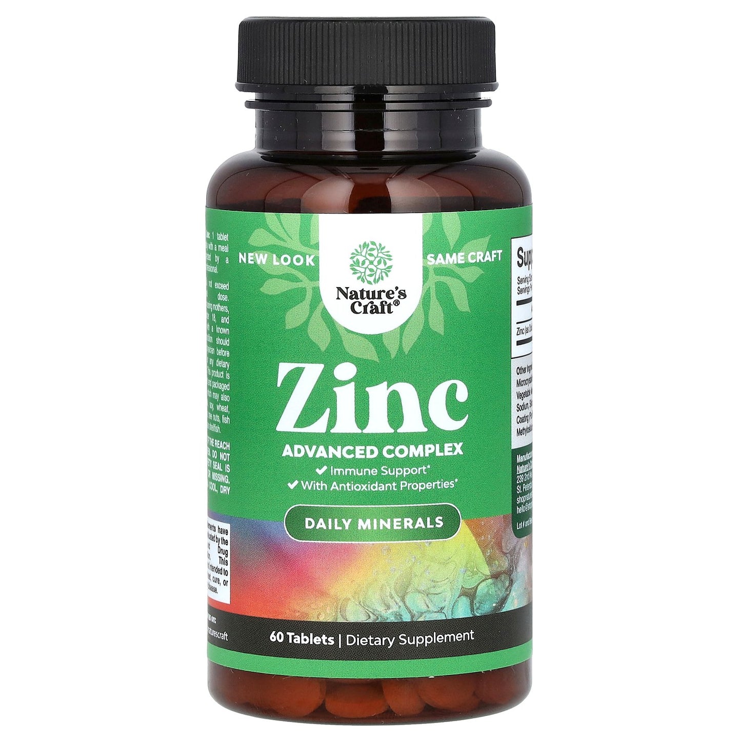 Nature's Craft, Zinc, 50 mg, 60 Tablets