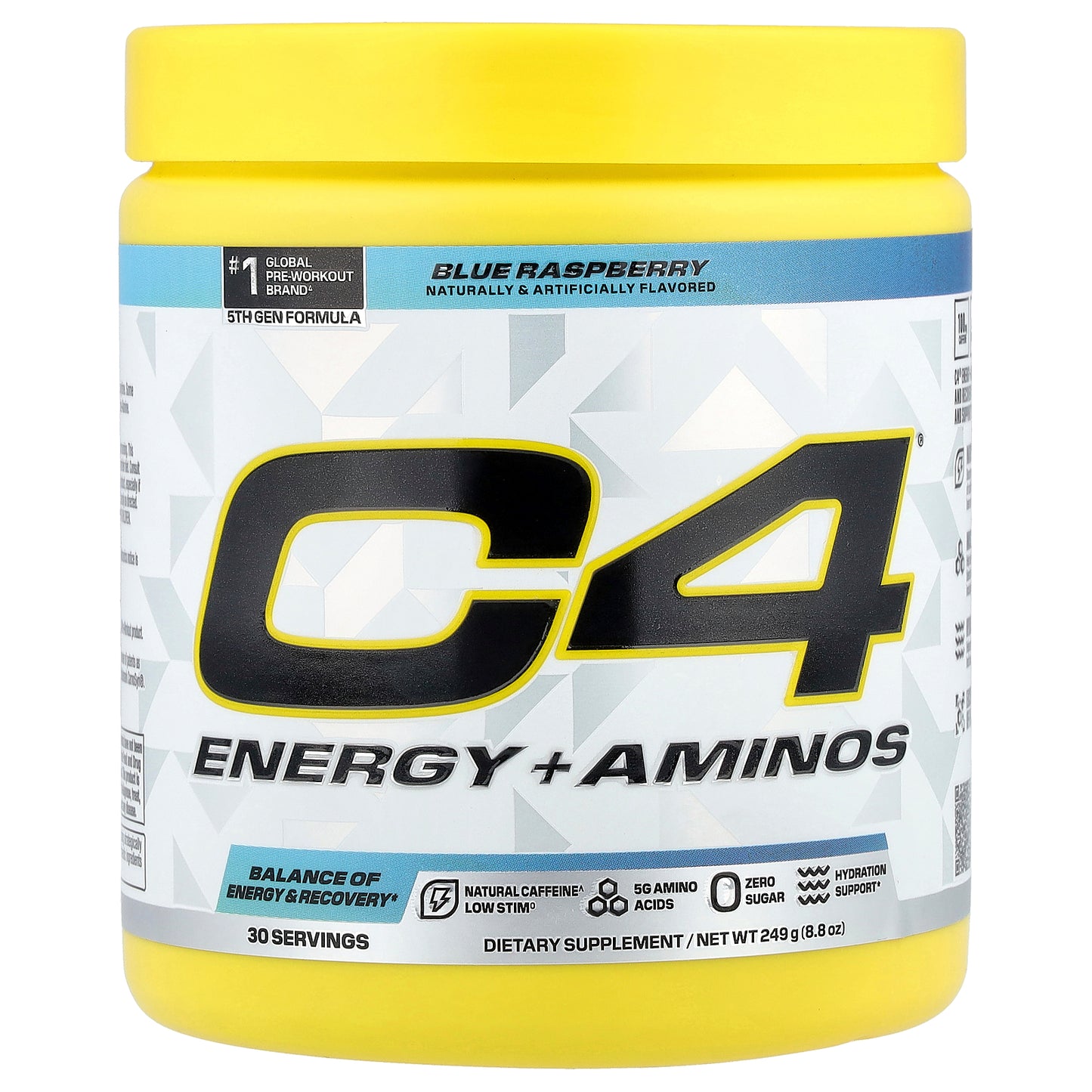 C4 / Cellucor, C4® Energy + Aminos, Blue Raspberry, 8.8 oz (249 g)