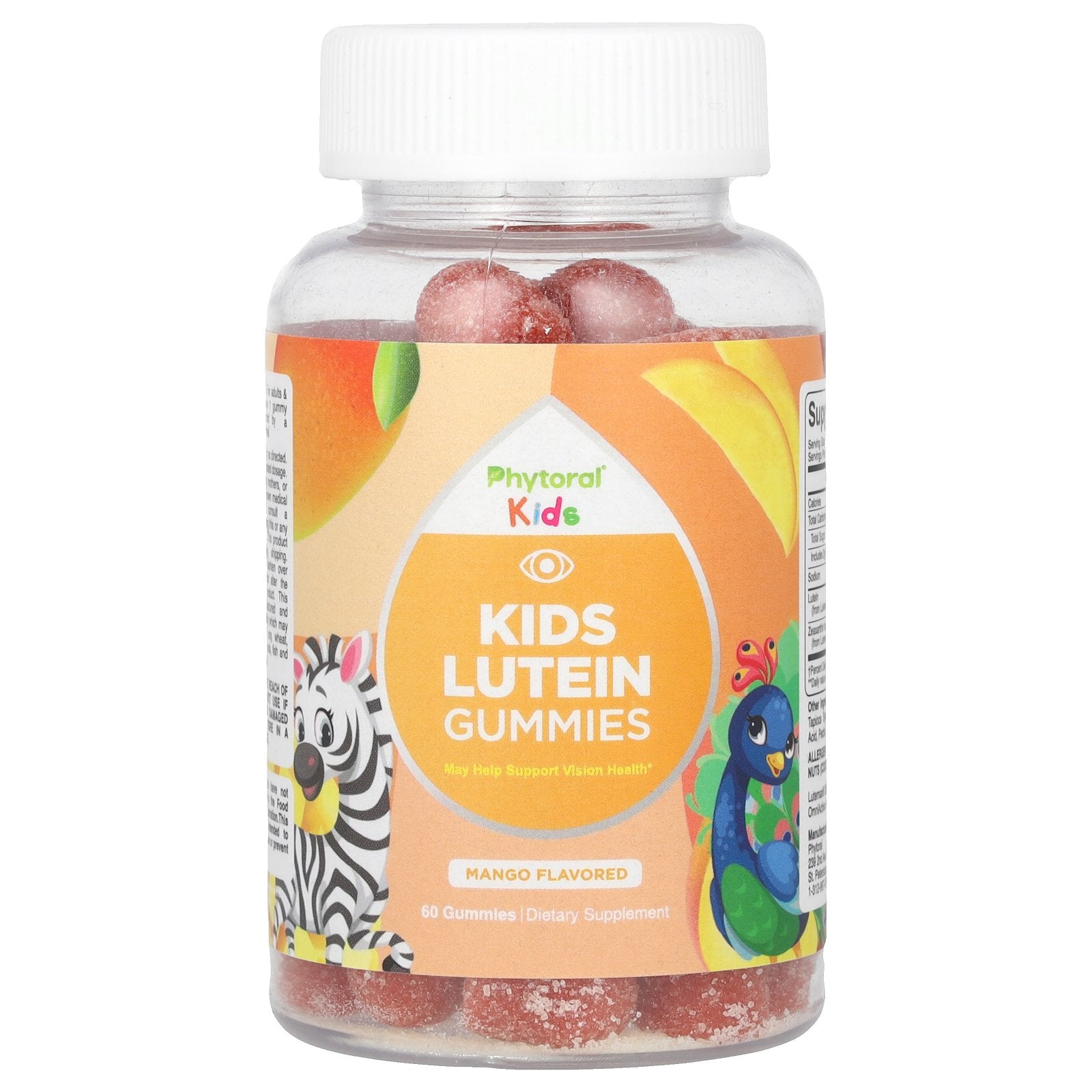 Phytoral, Kids, Lutein Gummies, Mango, 60 Gummies