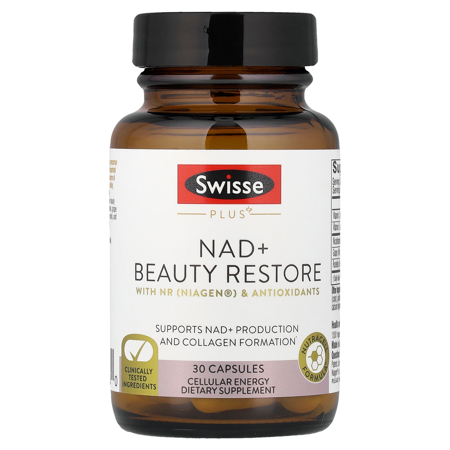 Swisse, NAD + Beauty Restore, 30 Capsules