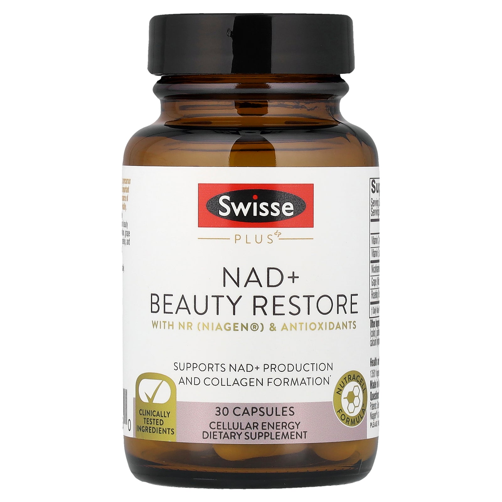 Swisse, NAD + Beauty Restore, 30 Capsules