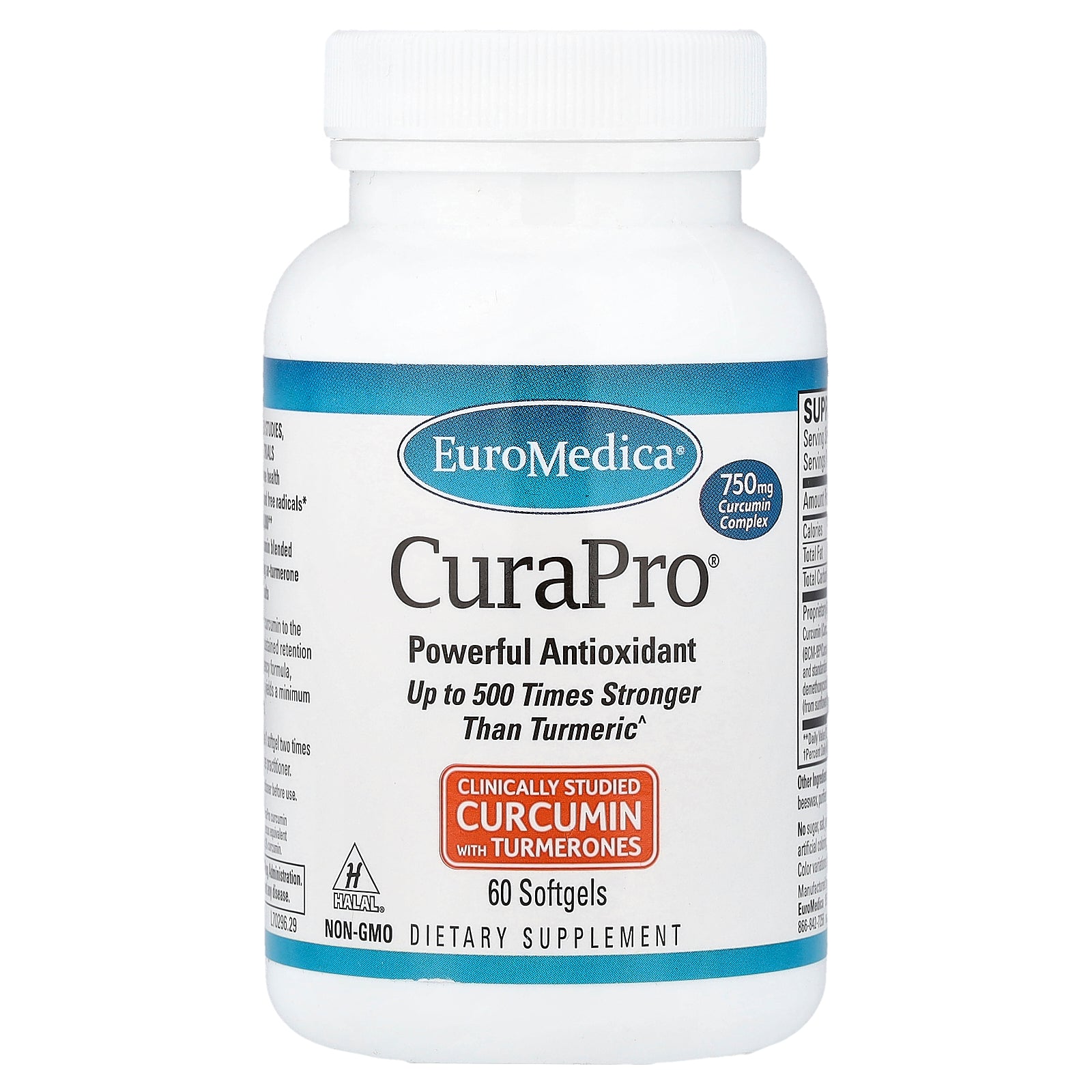 EuroMedica, CuraPro®, 60 Softgels