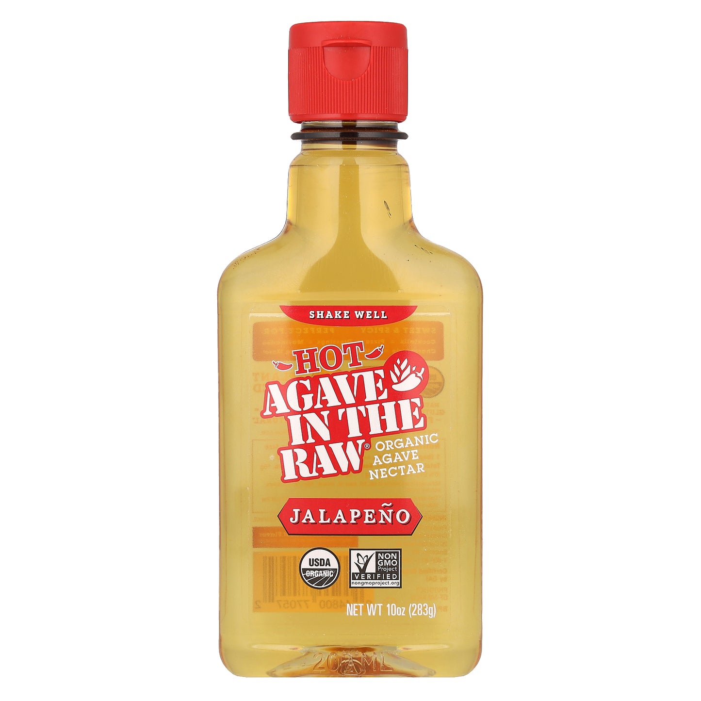 In the Raw, Organic Hot Agave In The Raw®, Jalapeno, 10 oz (283 g)