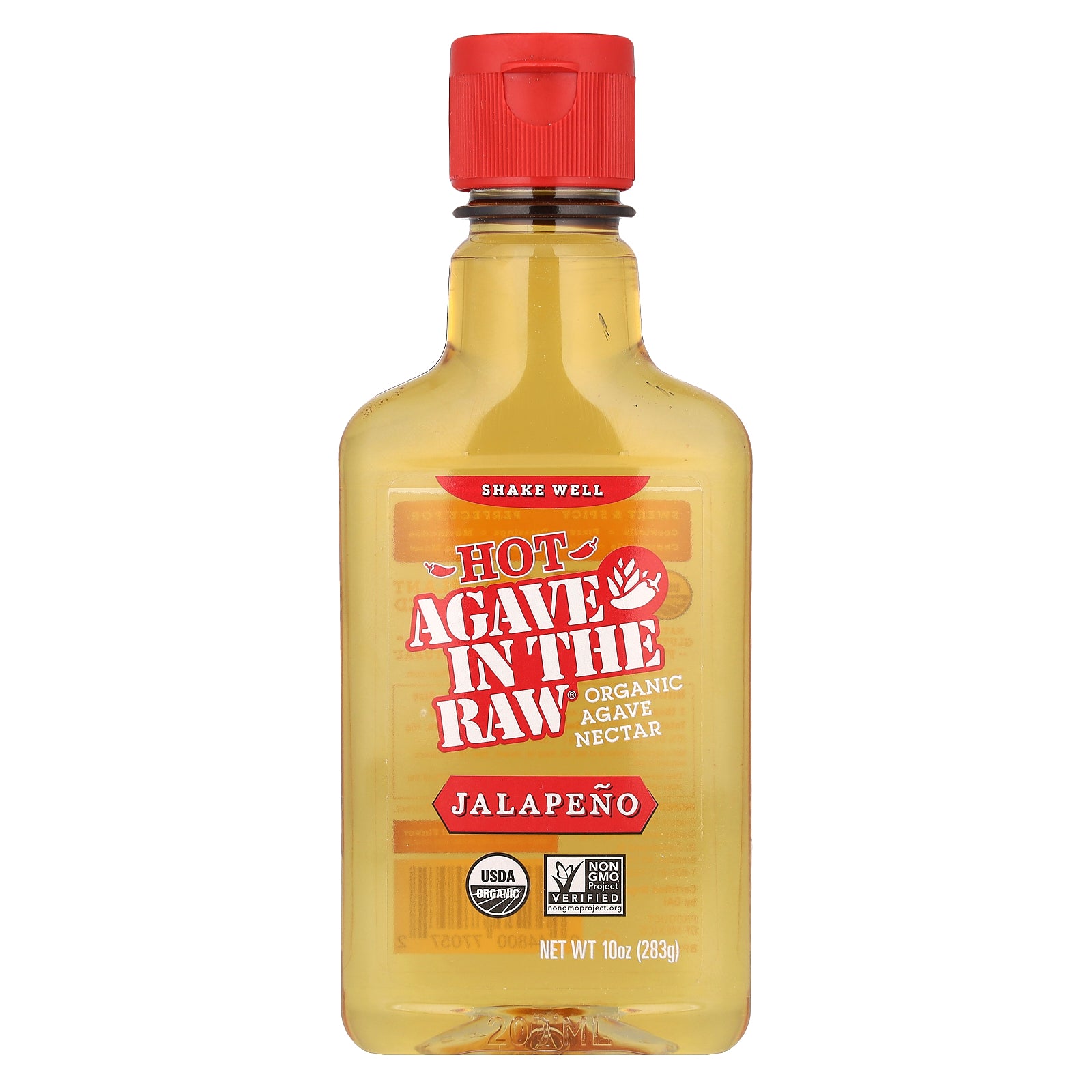 In the Raw, Organic Hot Agave In The Raw®, Jalapeno, 10 oz (283 g)