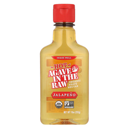 In the Raw, Organic Hot Agave In The Raw®, Jalapeno, 10 oz (283 g)
