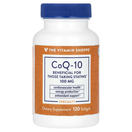 The Vitamin Shoppe, CoQ-10, 100 mg, 120 Softgels