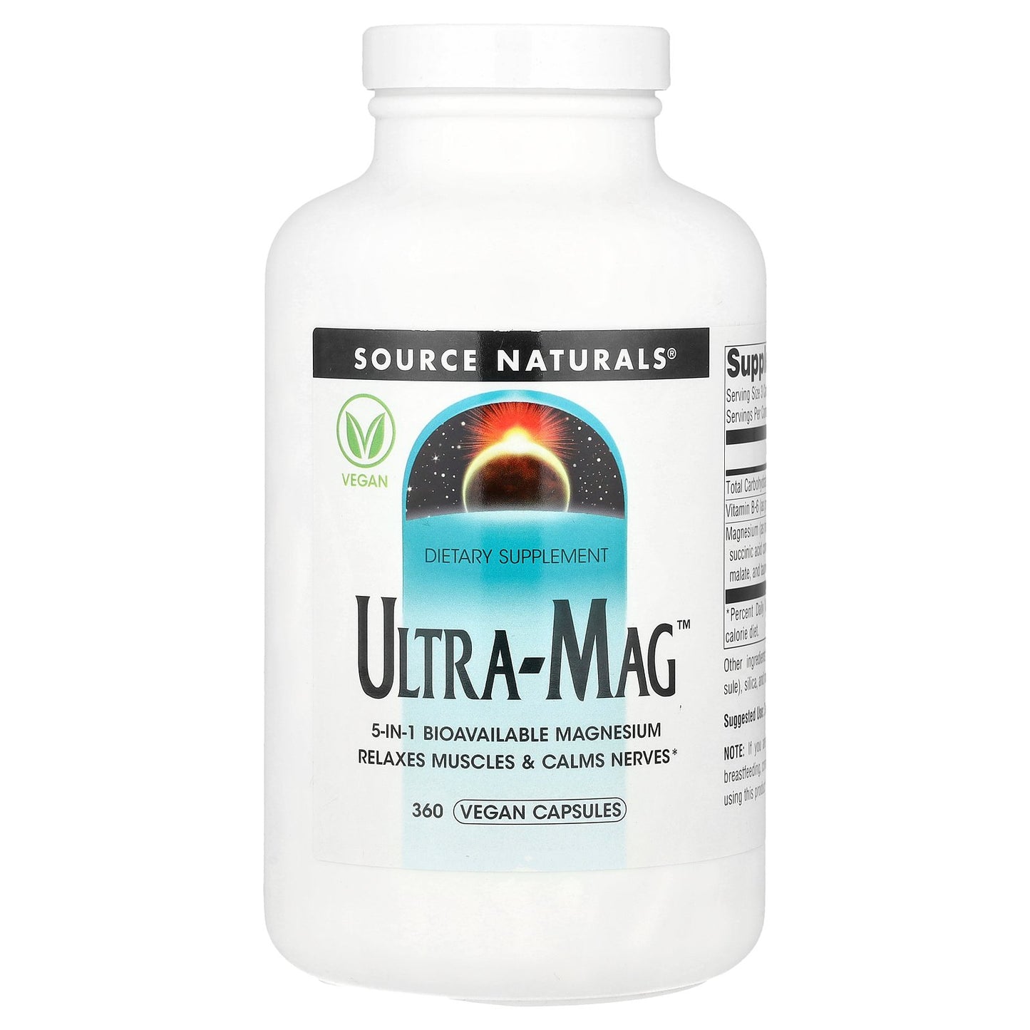 Source Naturals, Ultra-Mag™, 360 Vegan Capsules