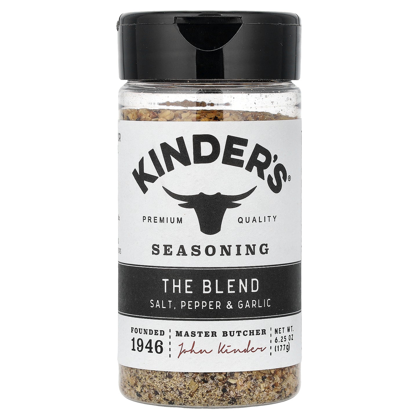 KINDER'S, Seasoning, The Blend, Salt, Pepper & Garlic, 6.25 oz (177 g)