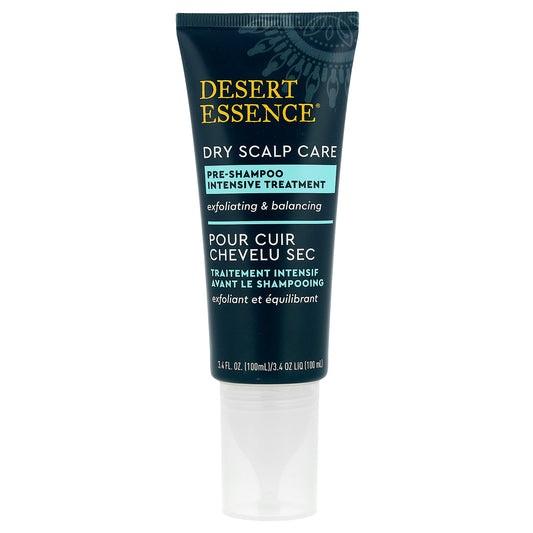 Desert Essence, Dry Scalp Care, Pre-Shampoo Intensive Treatment, 3.4 fl oz (100 ml)
