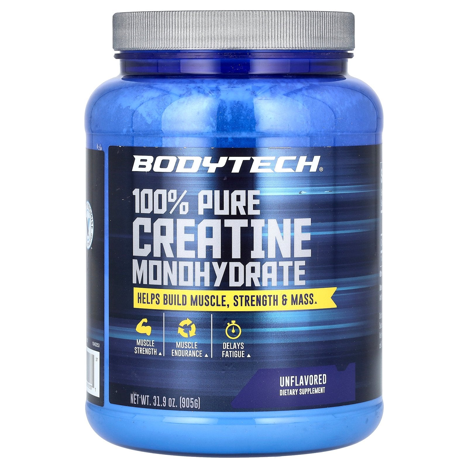 BodyTech, 100% Pure Creatine Monohydrate, Unflavored, 5 g, 31.9 oz (905 g)