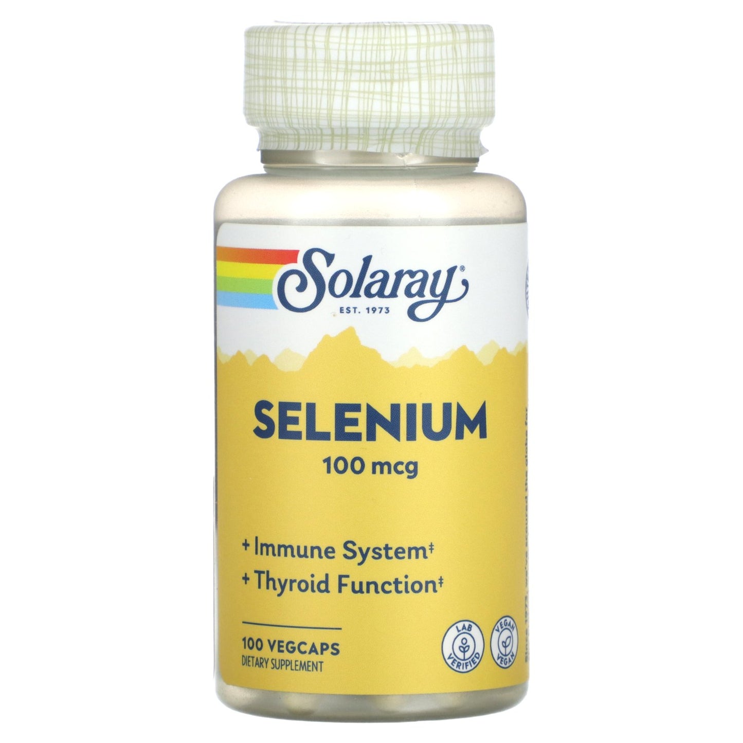 Solaray, Selenium, 100 mcg , 100 VegCaps