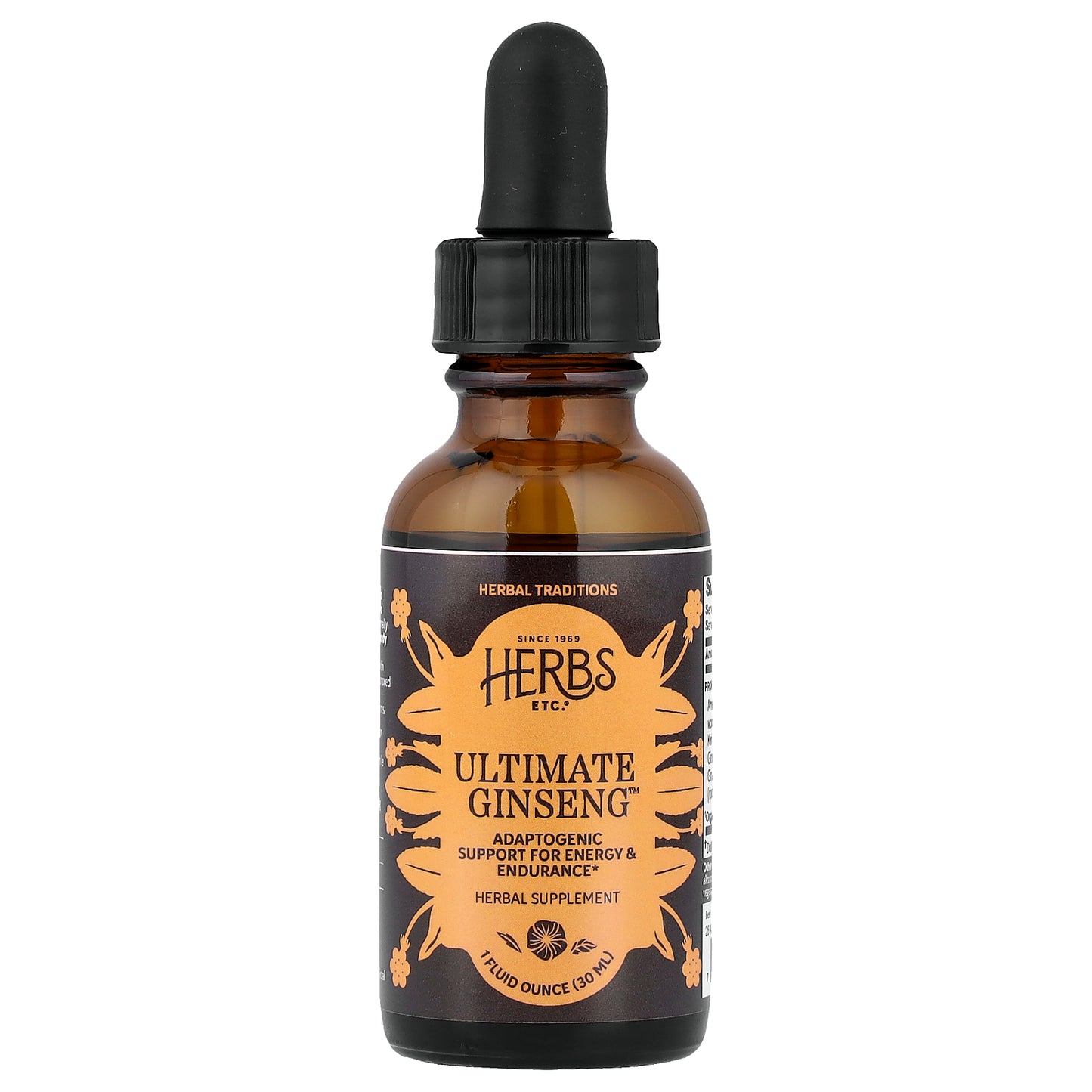 Herbs Etc., Ultimate Ginseng™, 1 fl oz (30 ml)
