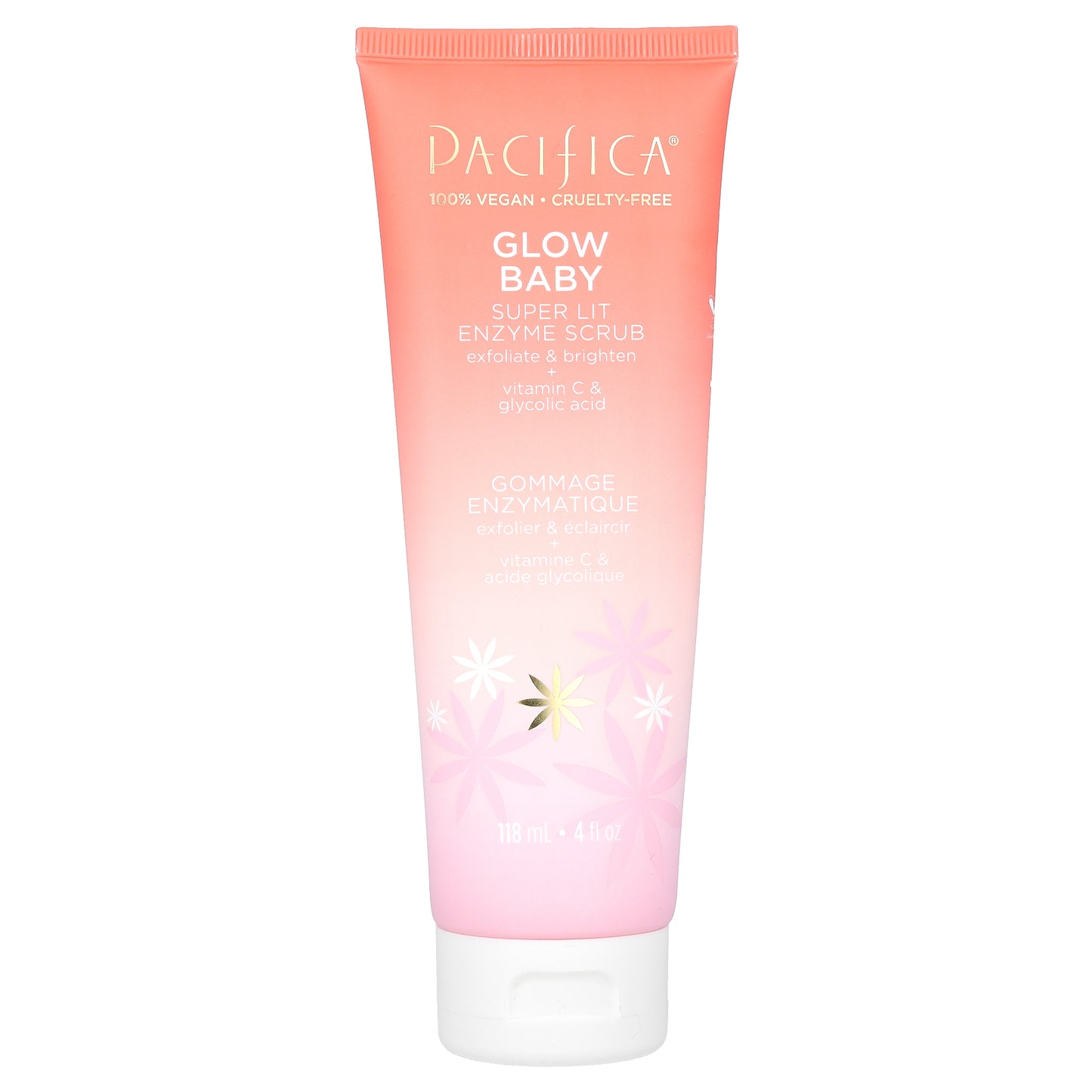 Pacifica, Glow Baby, Super Lit Enzyme Scrub, 4 fl oz (118 ml)