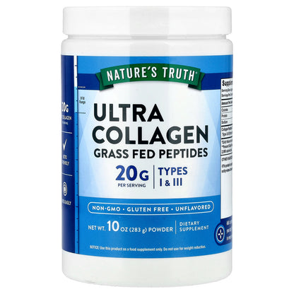 Nature's Truth, Ultra Collagen Powder, Unflavored, 10 oz (283 g)