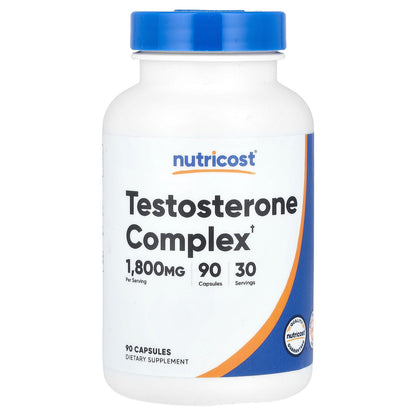 Nutricost, Testosterone Complex, 90 Capsules