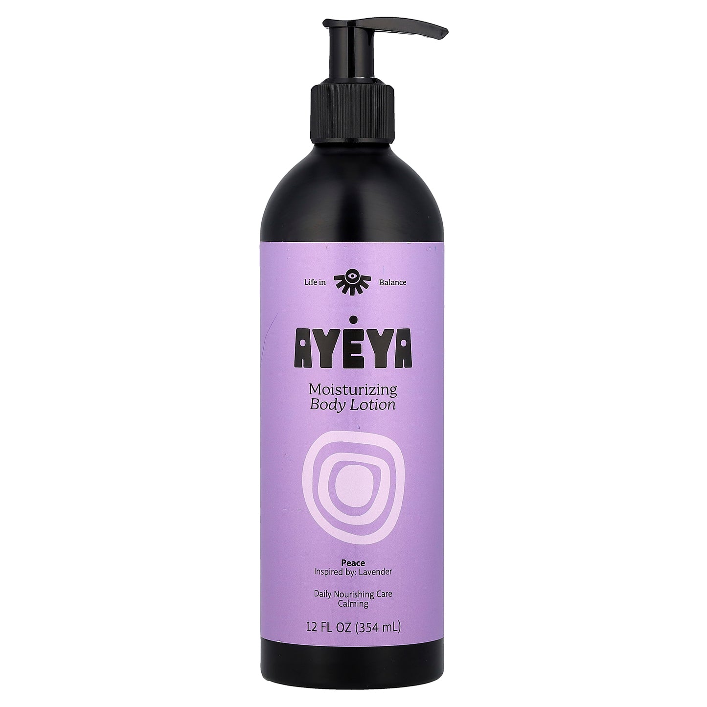 Ayeya, Moisturizing Body Lotion, Lavender, 12 fl oz (354 ml)