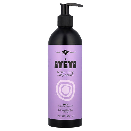Ayeya, Moisturizing Body Lotion, Lavender, 12 fl oz (354 ml)
