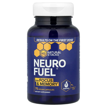Natural Stacks, Neuro Fuel™, 75 Vegan Capsules