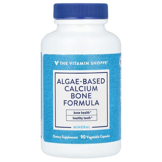 The Vitamin Shoppe, Algae-Based Calcium Bone Formula, 90 Vegetable Capsules