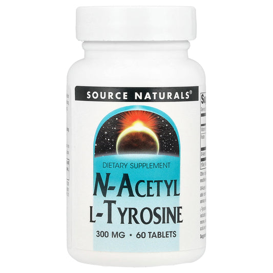 Source Naturals, N-Acetyl L-Tyrosine, 300 mg, 60 Tablets