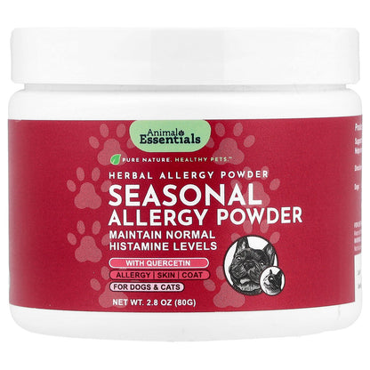 Animal Essentials, Seasonal Allergy Powder, For Dogs & Cats, 2.8 oz (80 g)