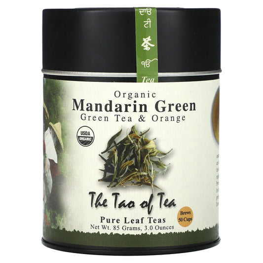 The Tao of Tea, Organic Green Tea & Orange, Mandarin Green, 3 oz (85 g)