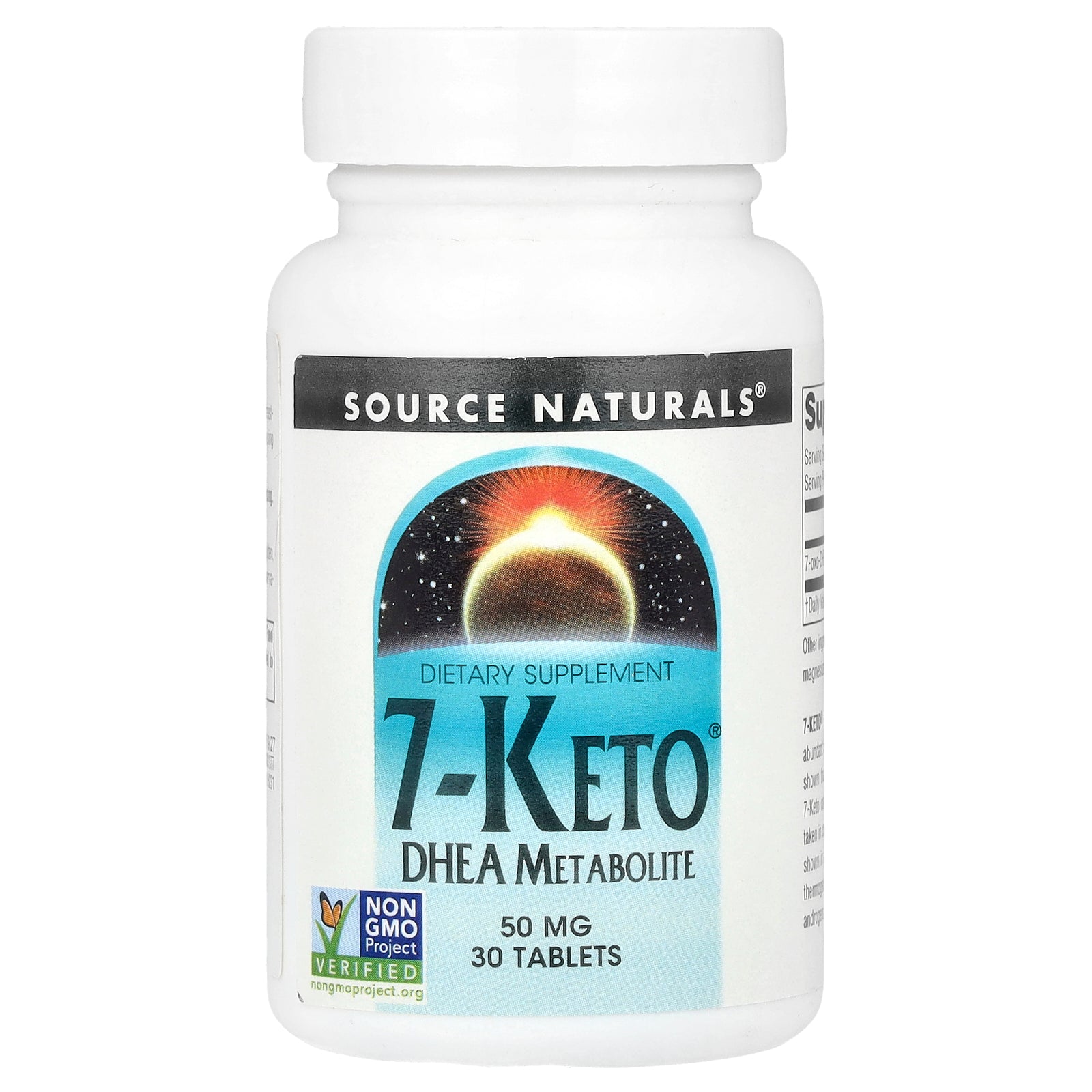 Source Naturals, 7-Keto®, DHEA Metabolite, 100 mg, 30 Tablets (50 mg per Tablet)