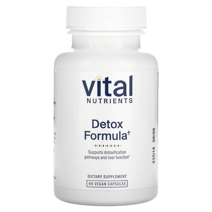 Vital Nutrients, Detox Formula, 60 Vegan Capsules
