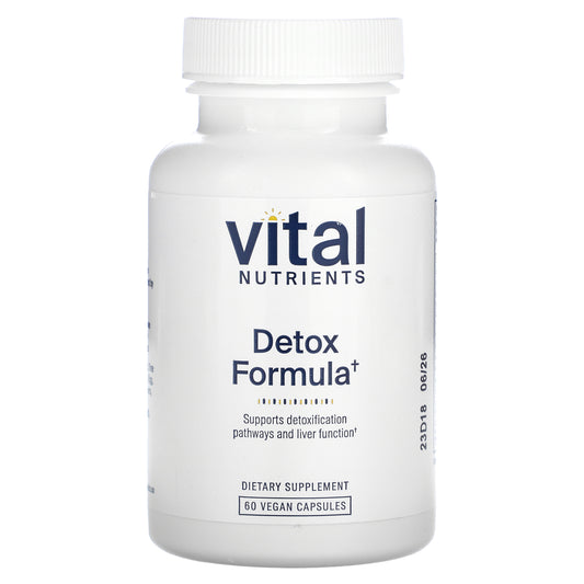Vital Nutrients, Detox Formula, 60 Vegan Capsules