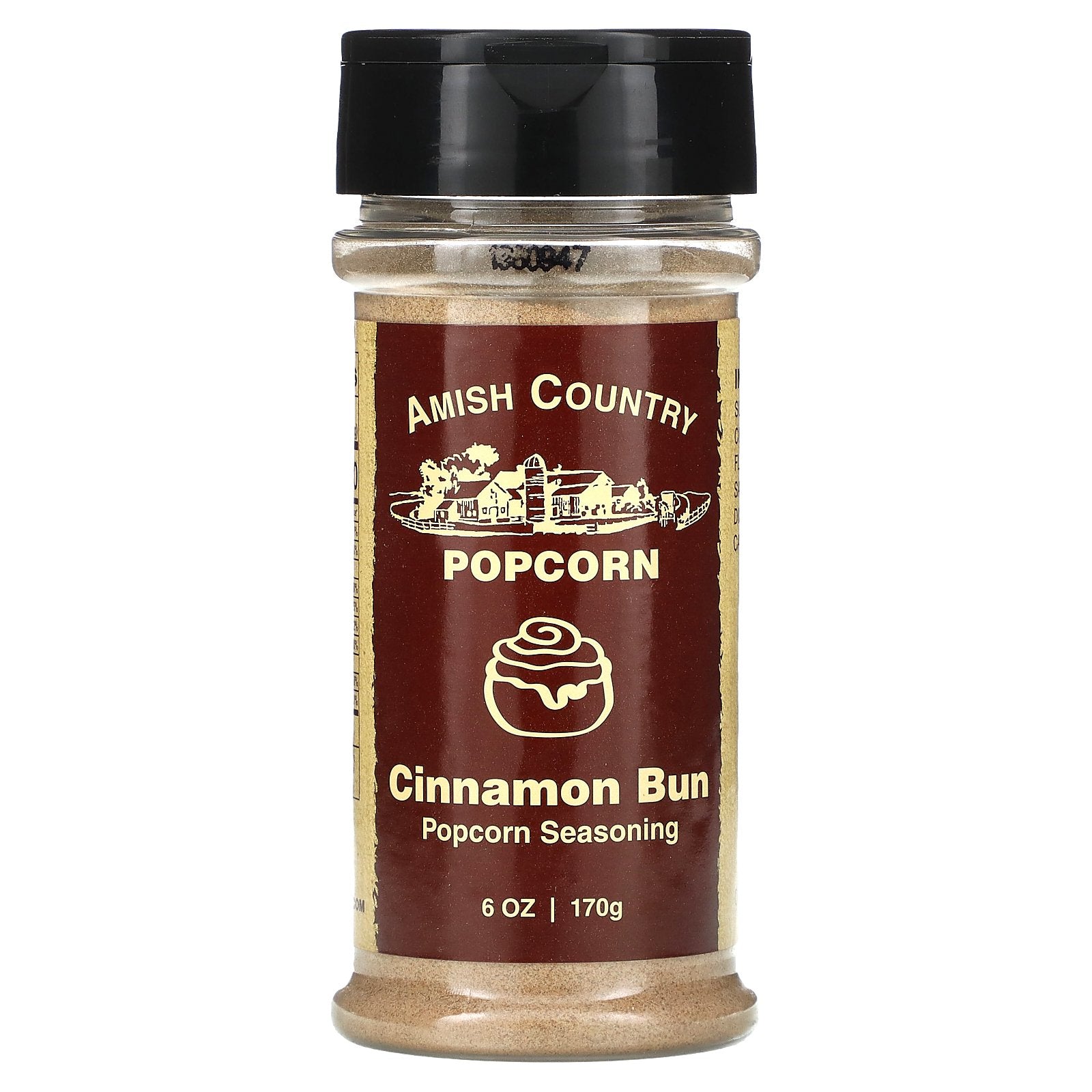 Amish Country Popcorn, Popcorn Seasoning, Cinnamon Bun , 6 oz (170 g)