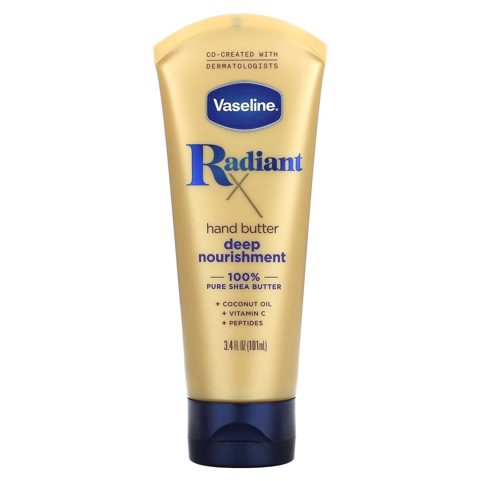 Vaseline, RadiantX, Deep Nourishment Hand Butter, 3.4 fl oz (101 ml)