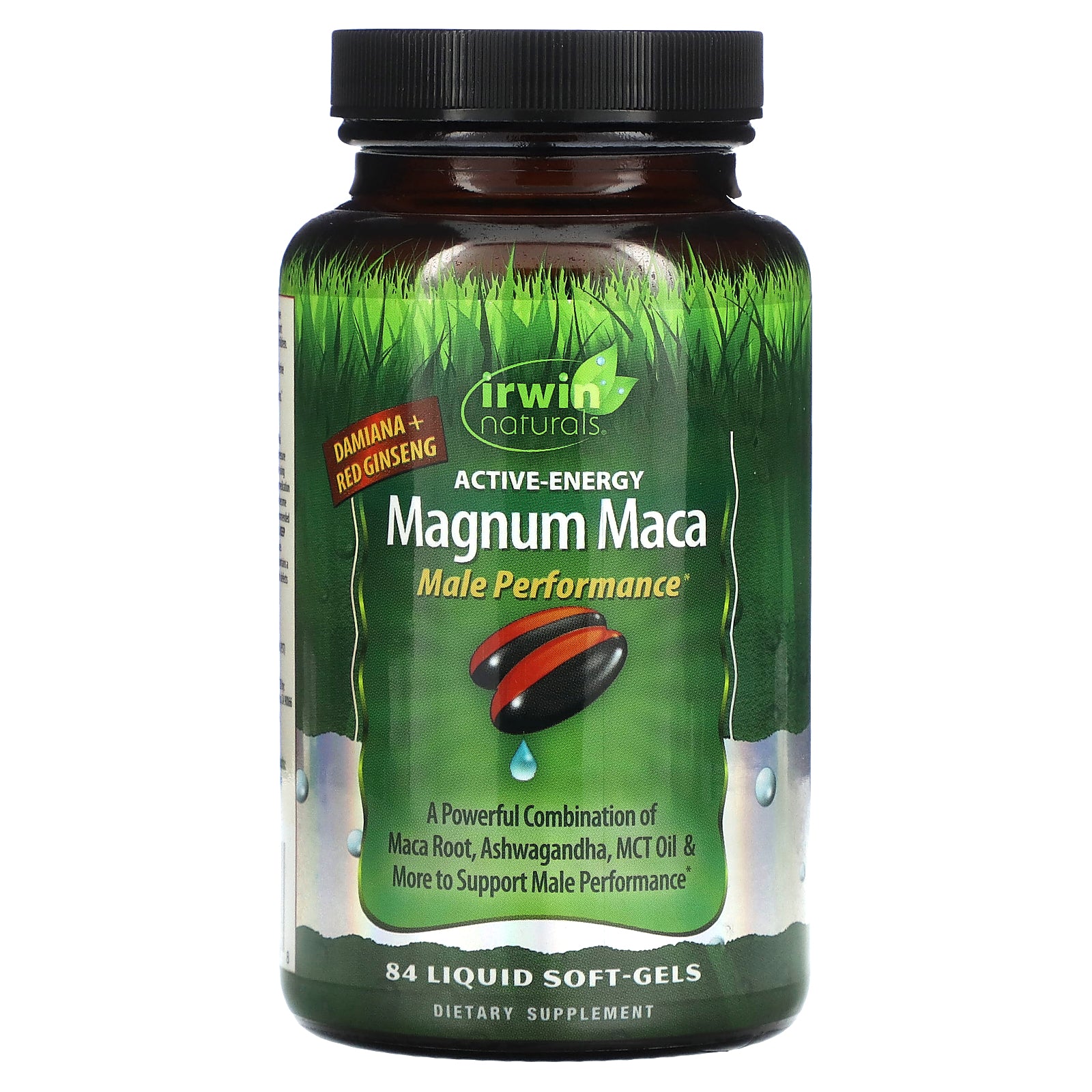 Irwin Naturals, Magnum Maca Male Performance, 84 Liquid Soft-Gels