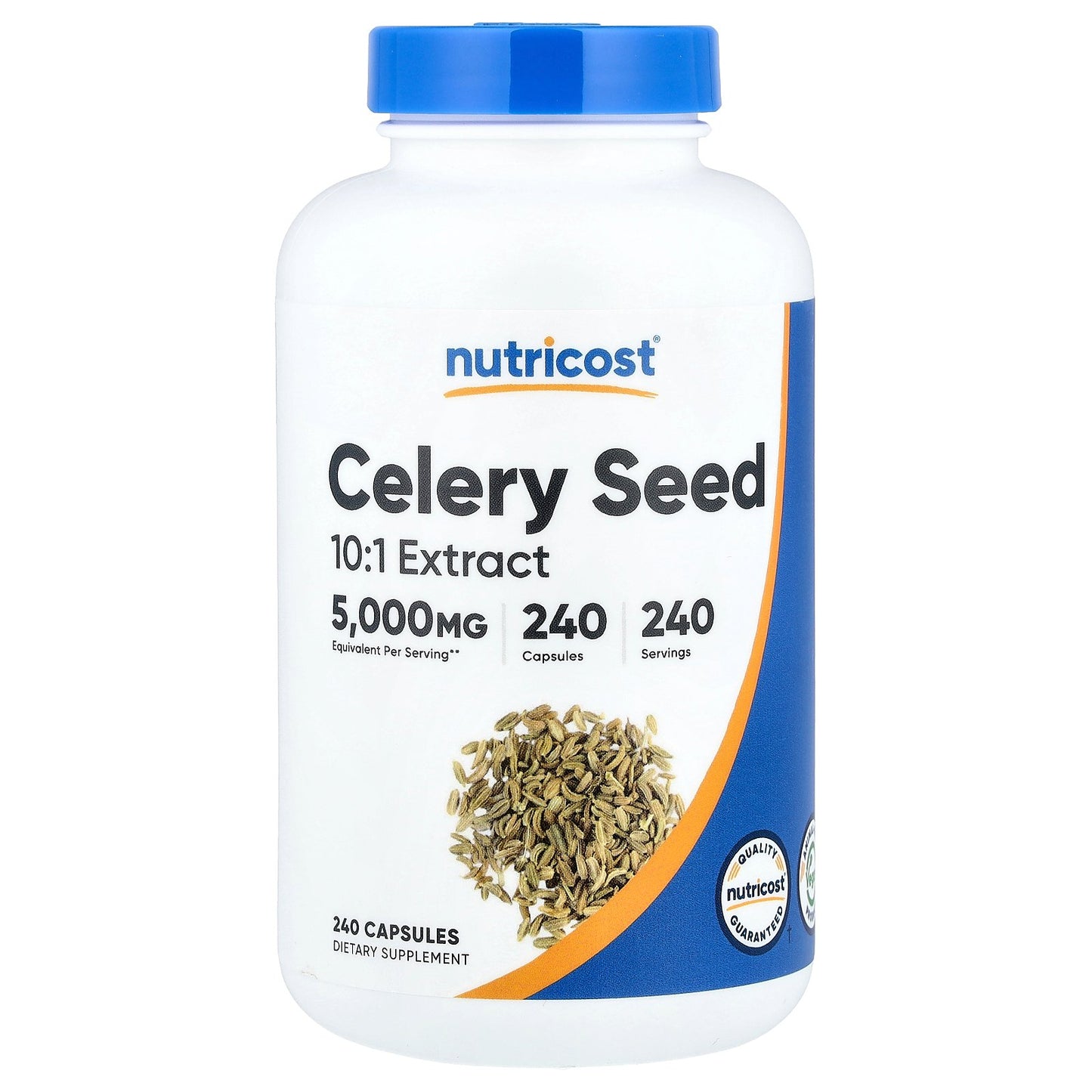Nutricost, Celery Seed, 500 mg, 240 Capsules